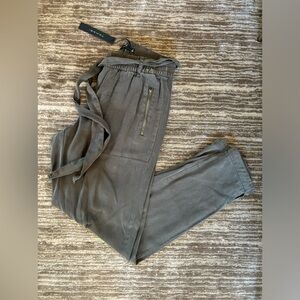 Tahari Gray Track Pants